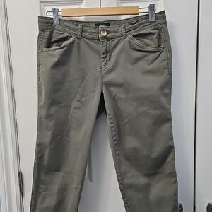 Reitmans Pant Color Green Size 10petite